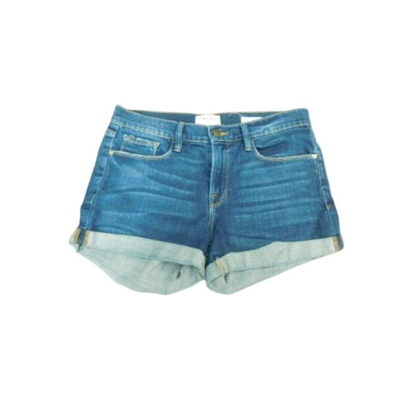 Frame Denim Size 27 Le Cutoff STRETCH Denim Jean Shorts - Picture 1 of 2